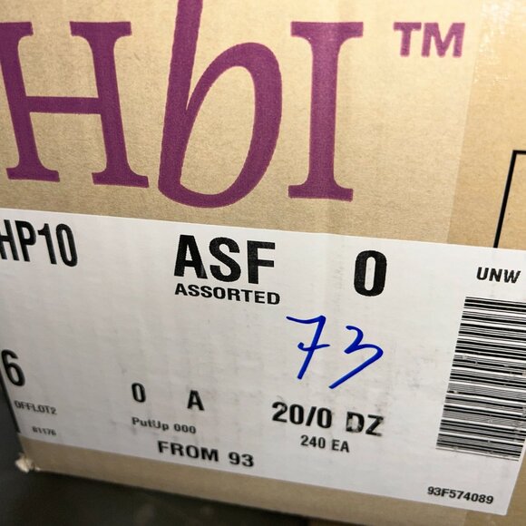 Hanes Girls’ Tagless Hipsters – LOT 73 - 240 pcs – 24 packs (10 ea) – Sz 6 - NEW - Picture 3 of 3